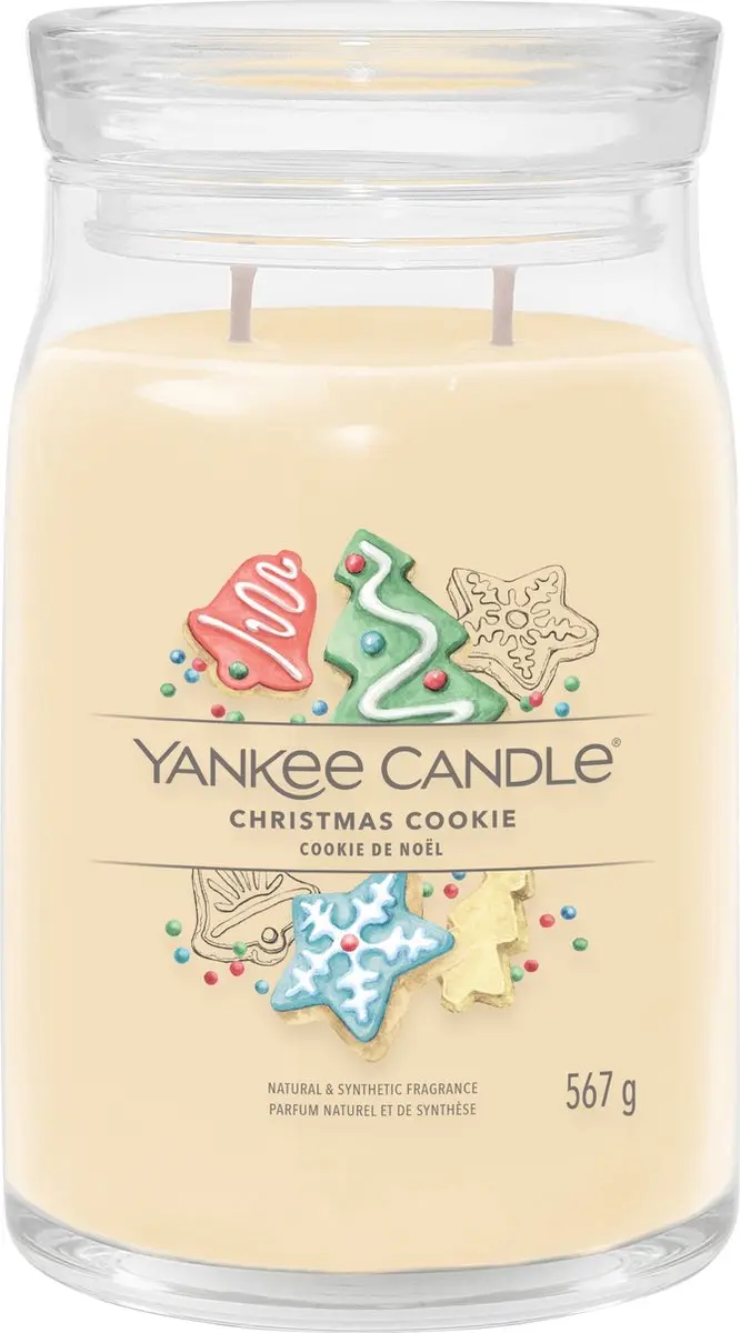Yankee Candle Christmas Cookie Geurkaars - 567g - afbeelding 2 van 6
