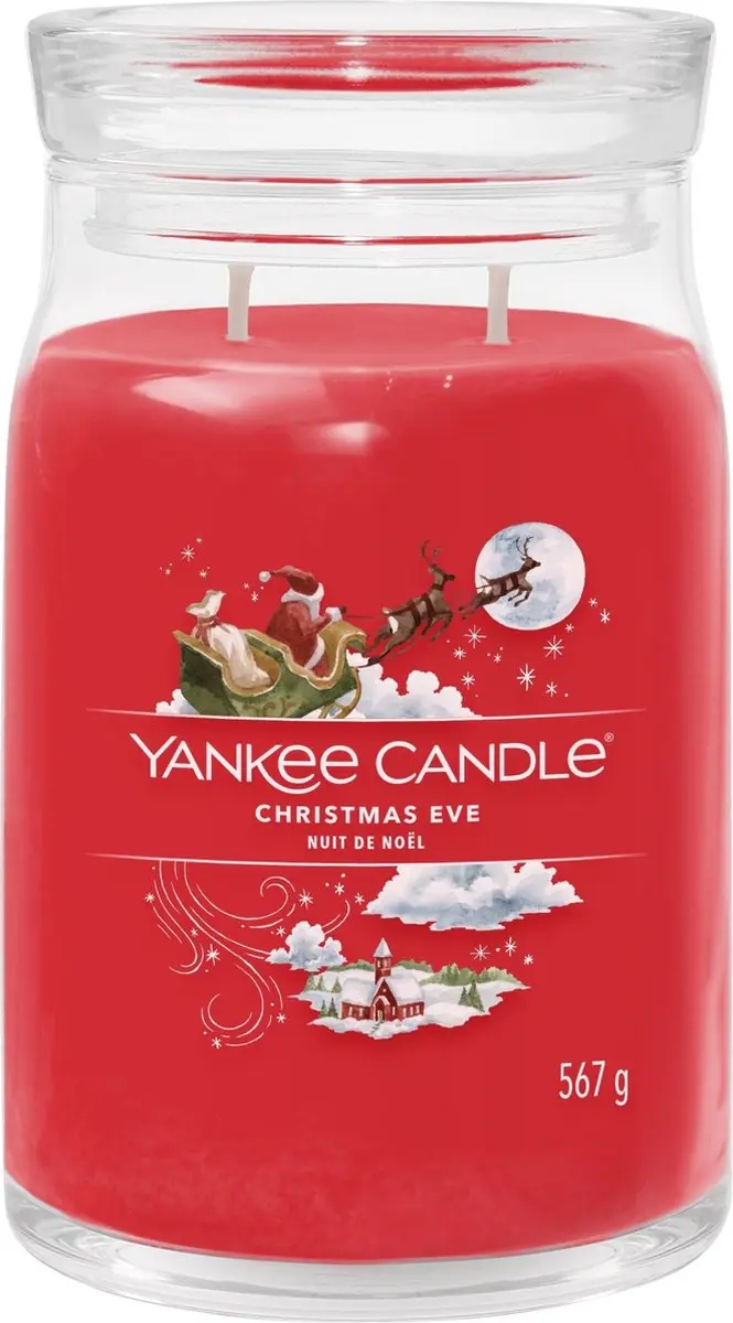 Yankee Candle Christmas Eve Geurkaars - 567g - afbeelding 2 van 2