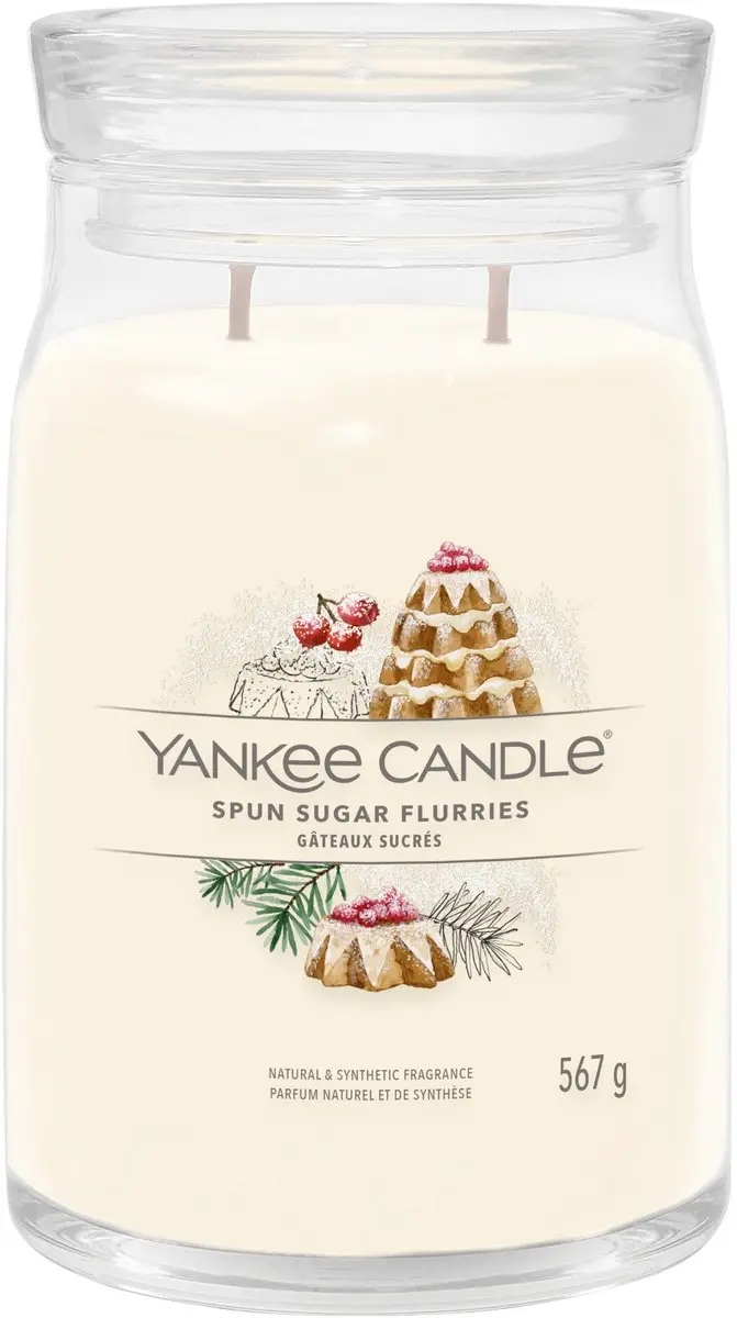 Yankee Candle Spun Sugar Flurries Geurkaars