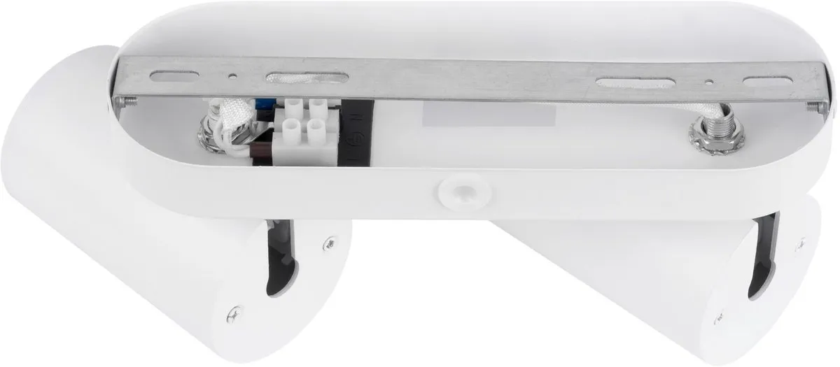 LEDVION LED Plafondspot 2x3W 2700K GU10 - Wit