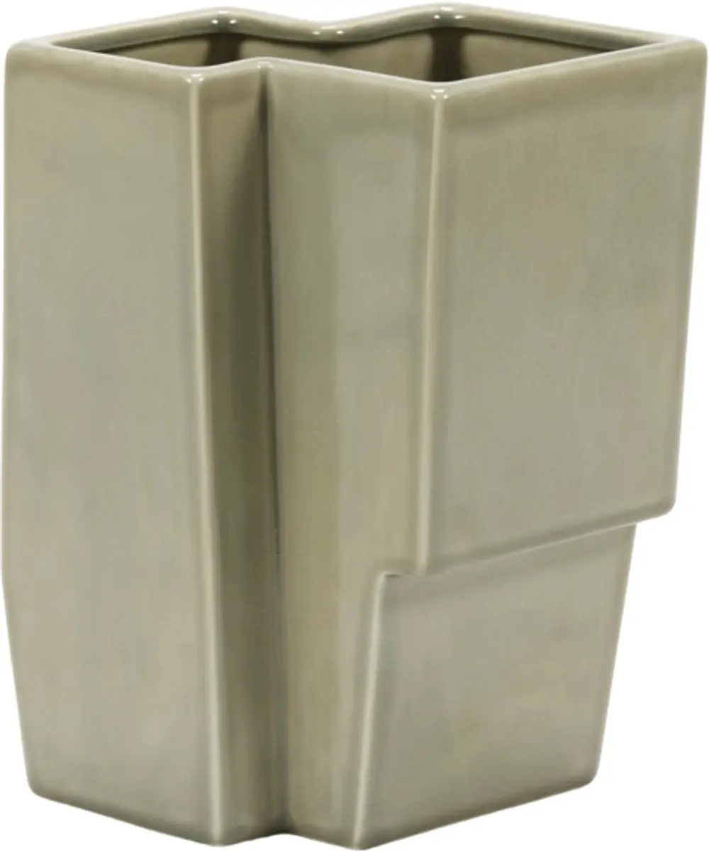 Serax Bob Verhelst Bebop vaas °5 27.5x19cm H31.5cm lichtgroen