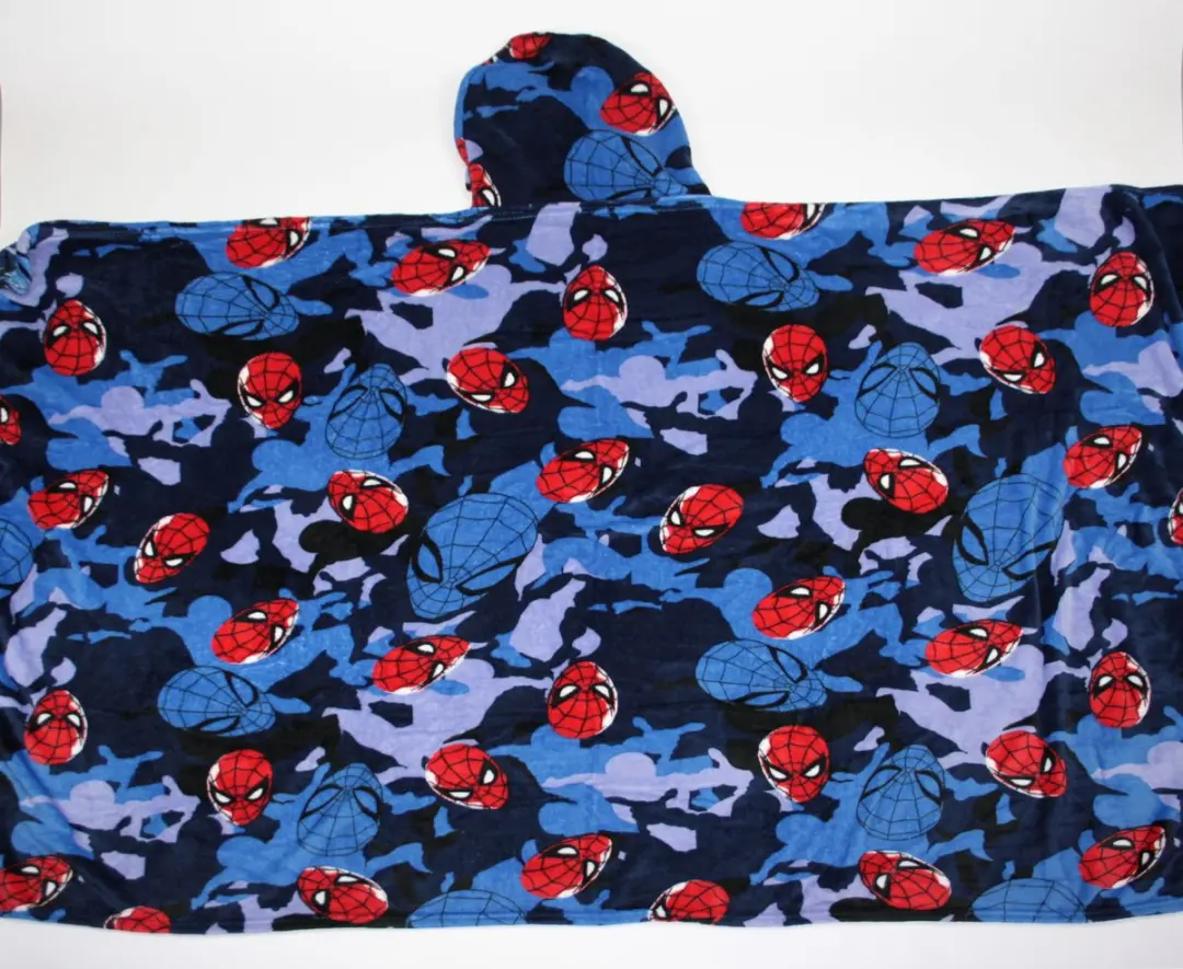 Spider-Man Fleece Plaid met Capuchon 120x150cm - afbeelding 6 van 6