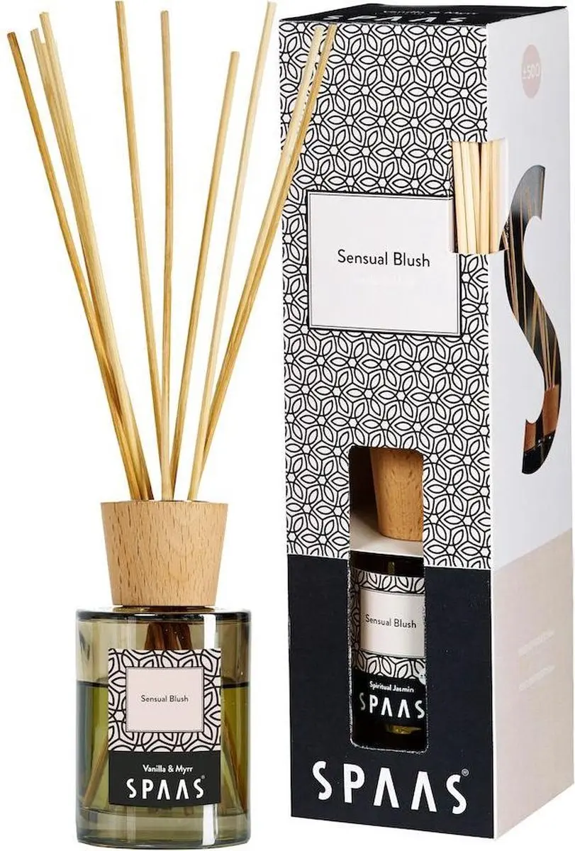SPAAS Geurstokjes 80 ml - Sensual blush - Vanille & mirre