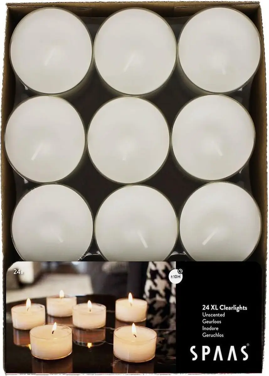 Spaas Maxi Clearlights Theelichtjes