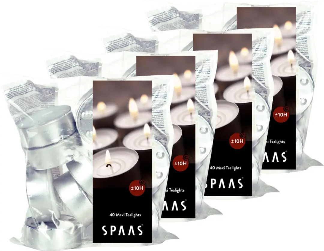 Spaas Theelichten Kaarsen XL
