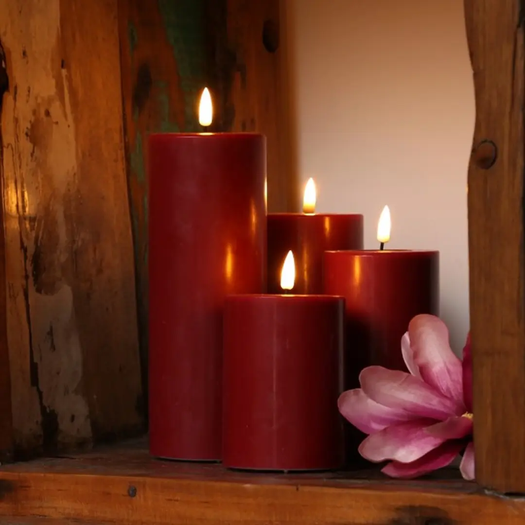 Deluxe Homeart RF-0240 LED Stompkaars - Bourgogne Rood - afbeelding 3 van 3