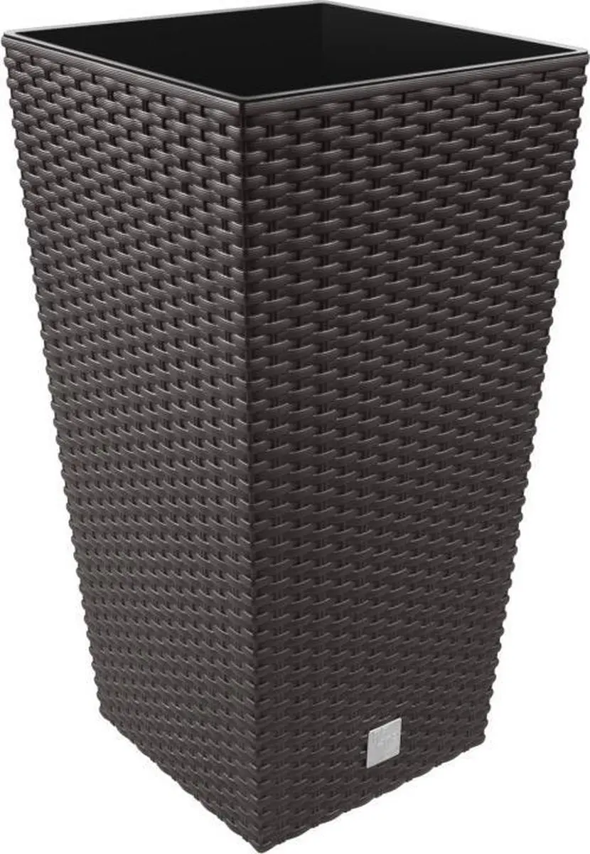 Bloempot Bloembak Rato Square 40x40x75cm UMBER BRUIN Prosperplast