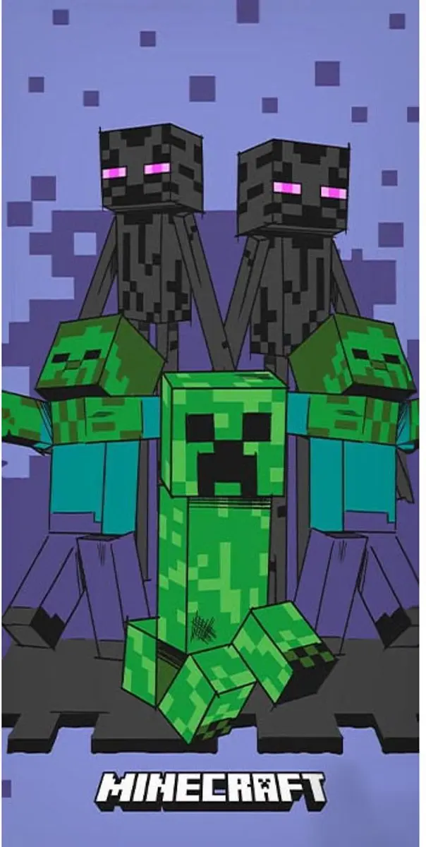 Minecraft standlaken Spawn 70 x 140 cm