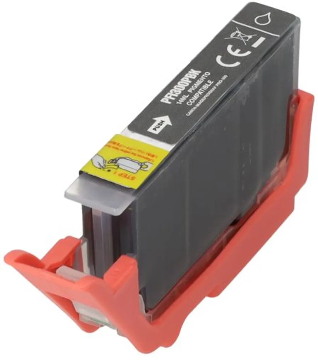 PrintAbout PFI-300PBK Inktcartridge Foto-zwart - 14ml - Canon
