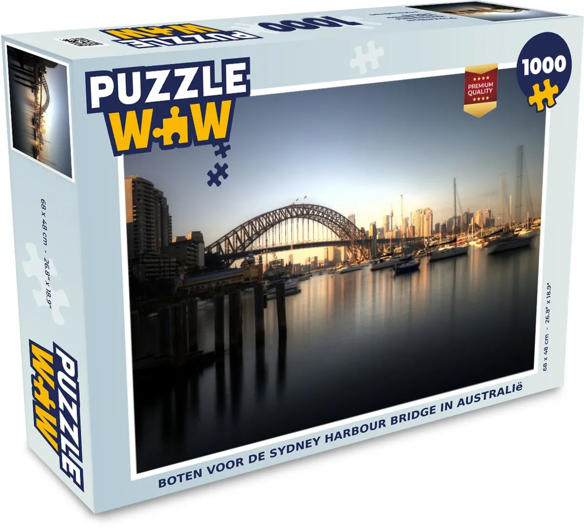 PuzzleWow Sydney Harbour Bridge Legpuzzel 1000 Stuks