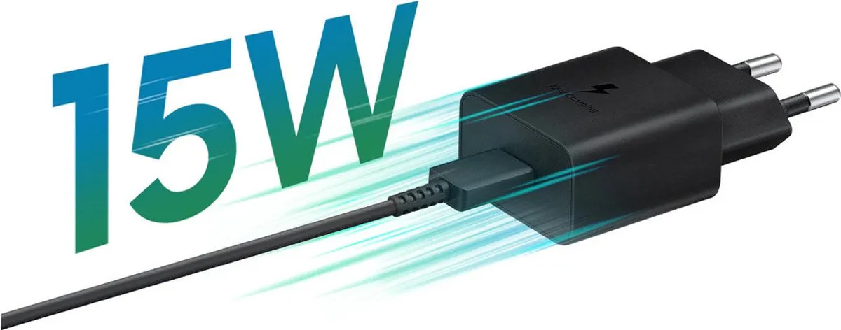 Samsung EP-T1510NBEGEU USB-C Adapter 15W - Zwart