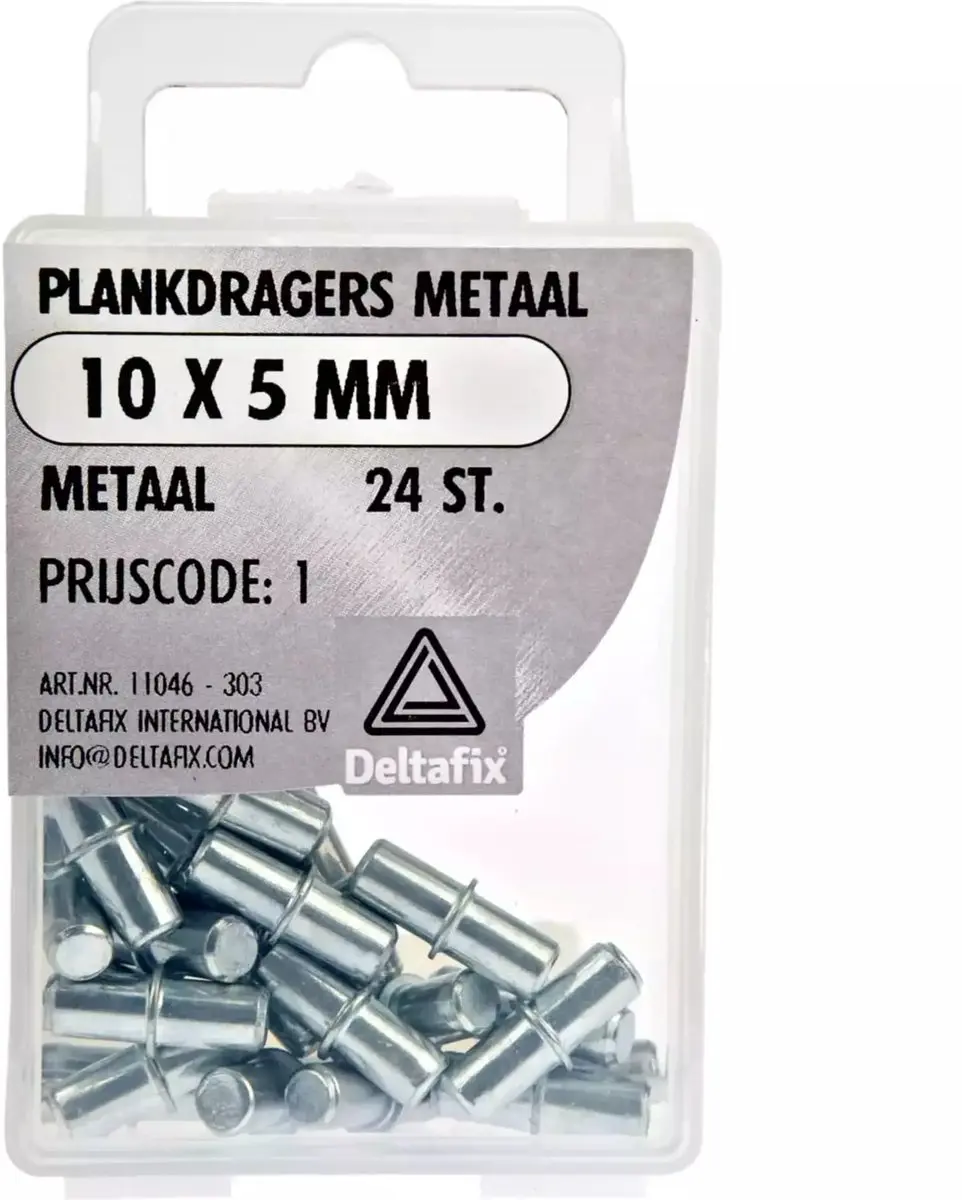 Deltafix Metalen Plankdragers 10x5mm - 24 Stuks - afbeelding 2 van 2