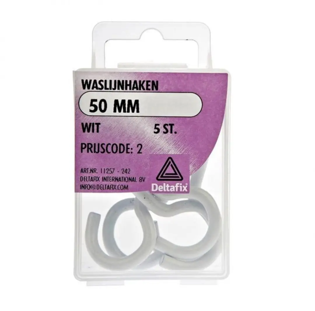 Deltafix Waslijnhaak 50mm
