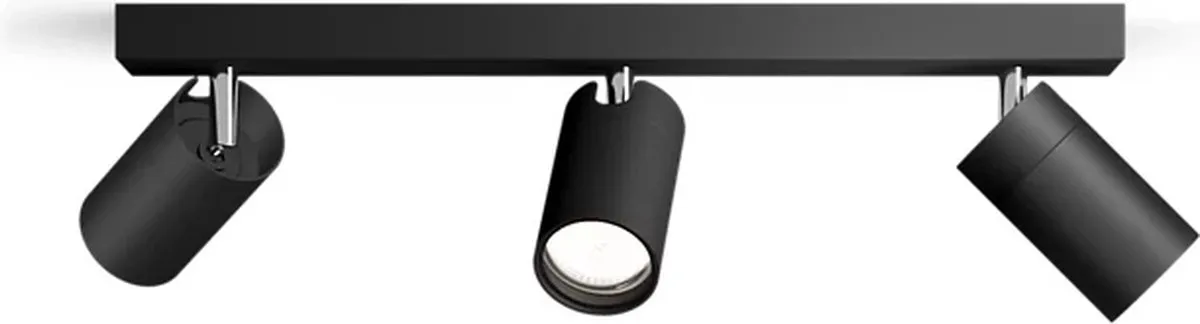 Philips Idris Spot IP44 3x5W - Zwart