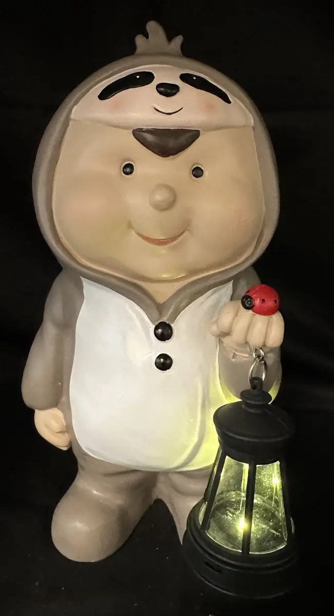 Decoratieve solarlamp "Kind in onesie"