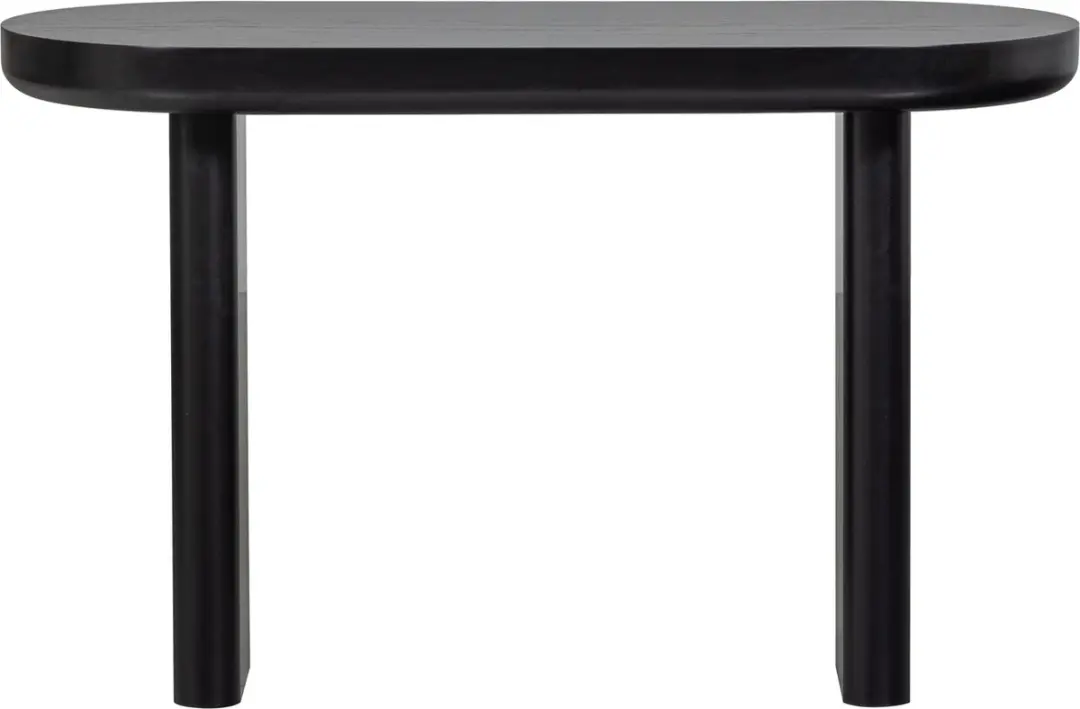 WOOOD Mael Bureau/Sidetable 120x50cm - Zwart - afbeelding 6 van 6