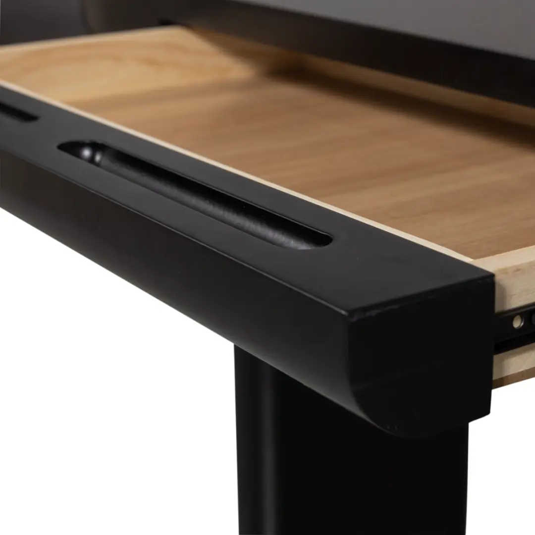 WOOOD Mael Bureau/Sidetable 120x50cm - Zwart - afbeelding 4 van 6