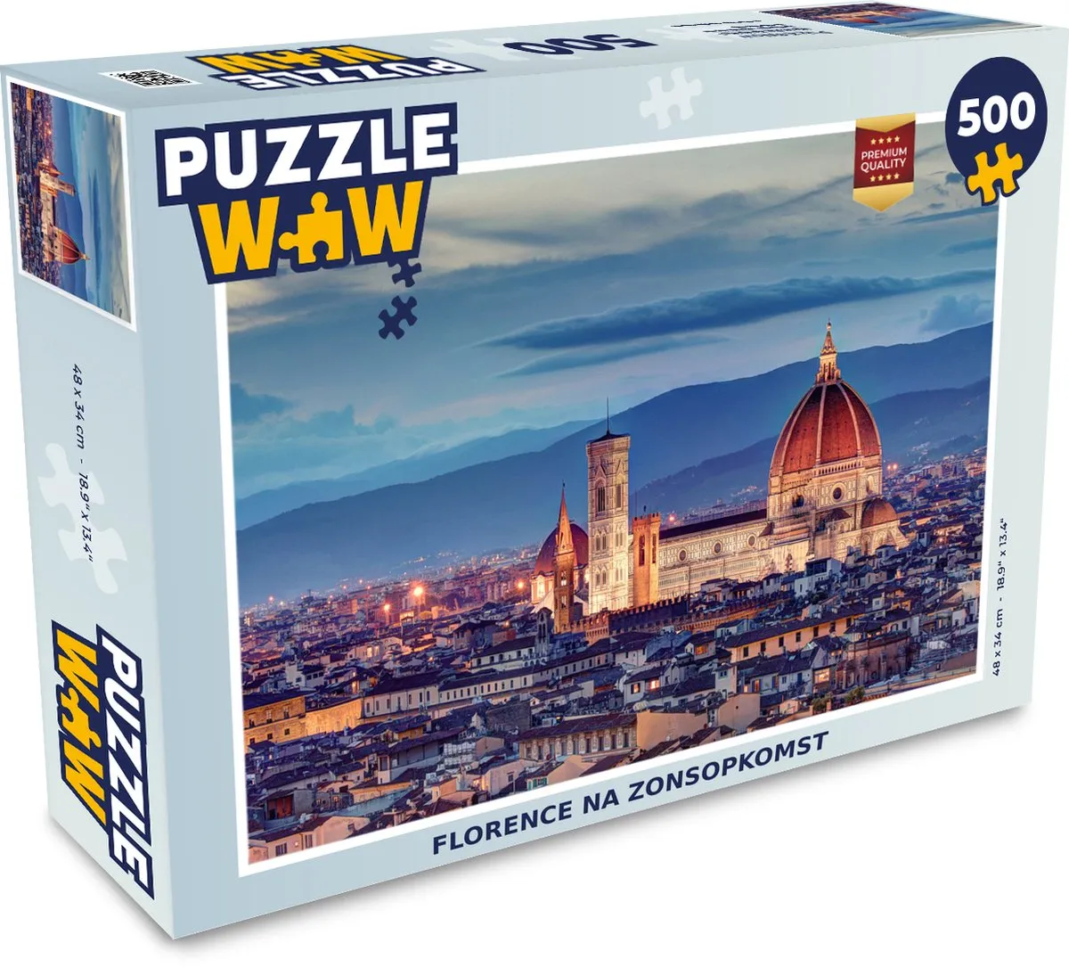 PuzzleWow Florence Legpuzzel 500 Stuks