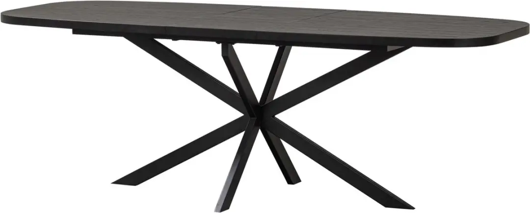 WOOOD Arros Eettafel Uitschuifbaar 180/220cm Zwart