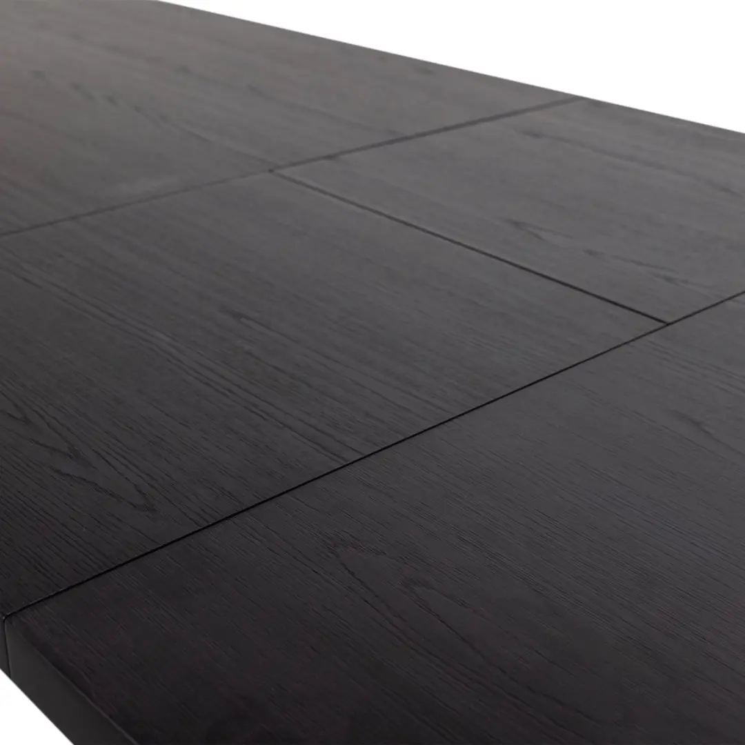 WOOOD Arros Eettafel Uitschuifbaar 180/220cm Zwart - afbeelding 6 van 6