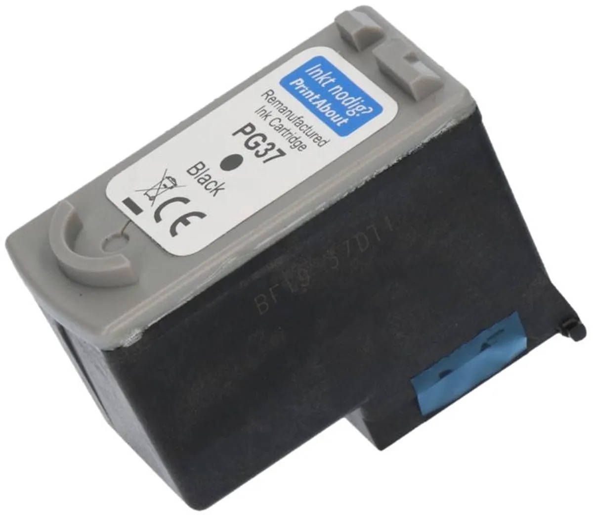 PrintAbout PG-37 Inktcartridge - Zwart - 13ml - o.a. Canon PIXMA