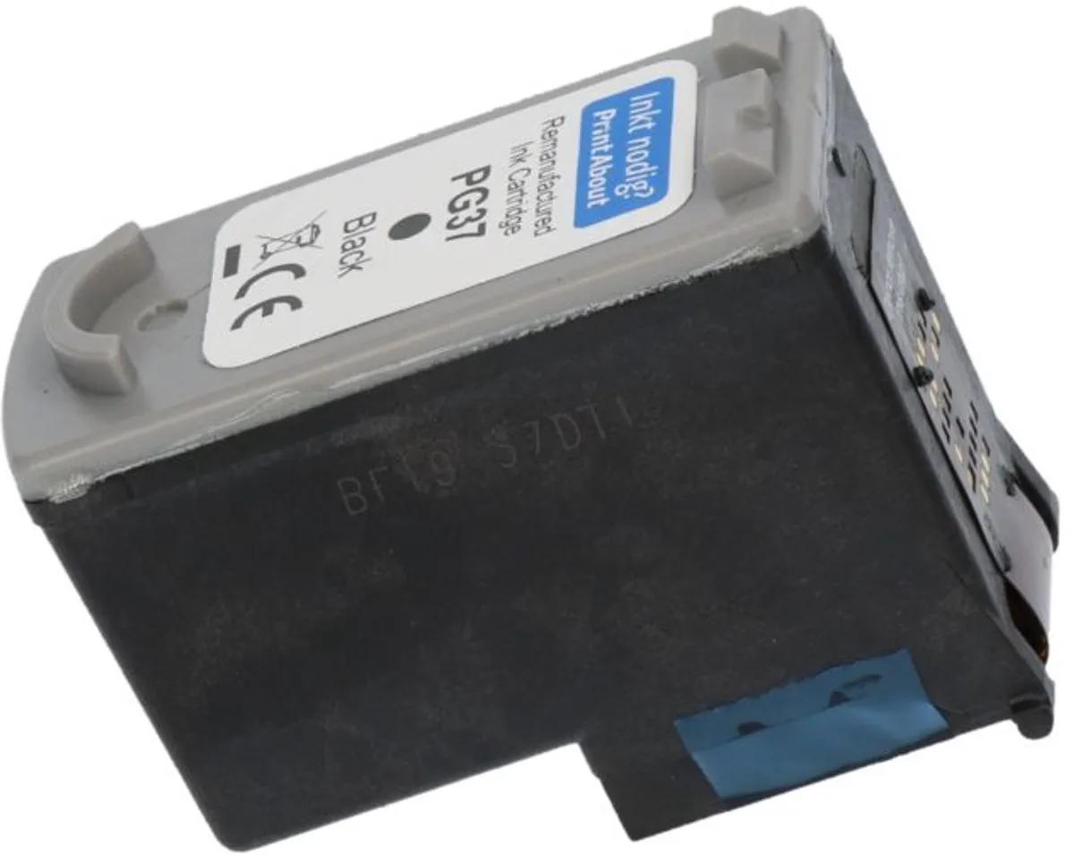 PrintAbout PG-37 Inktcartridge - Zwart - 13ml - o.a. Canon PIXMA