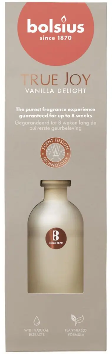 Bolsius True Scents Geurstokjes Vanilla Delight 80ml