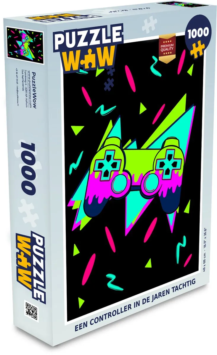 PuzzleWow Controller Legpuzzel 1000 Stuks