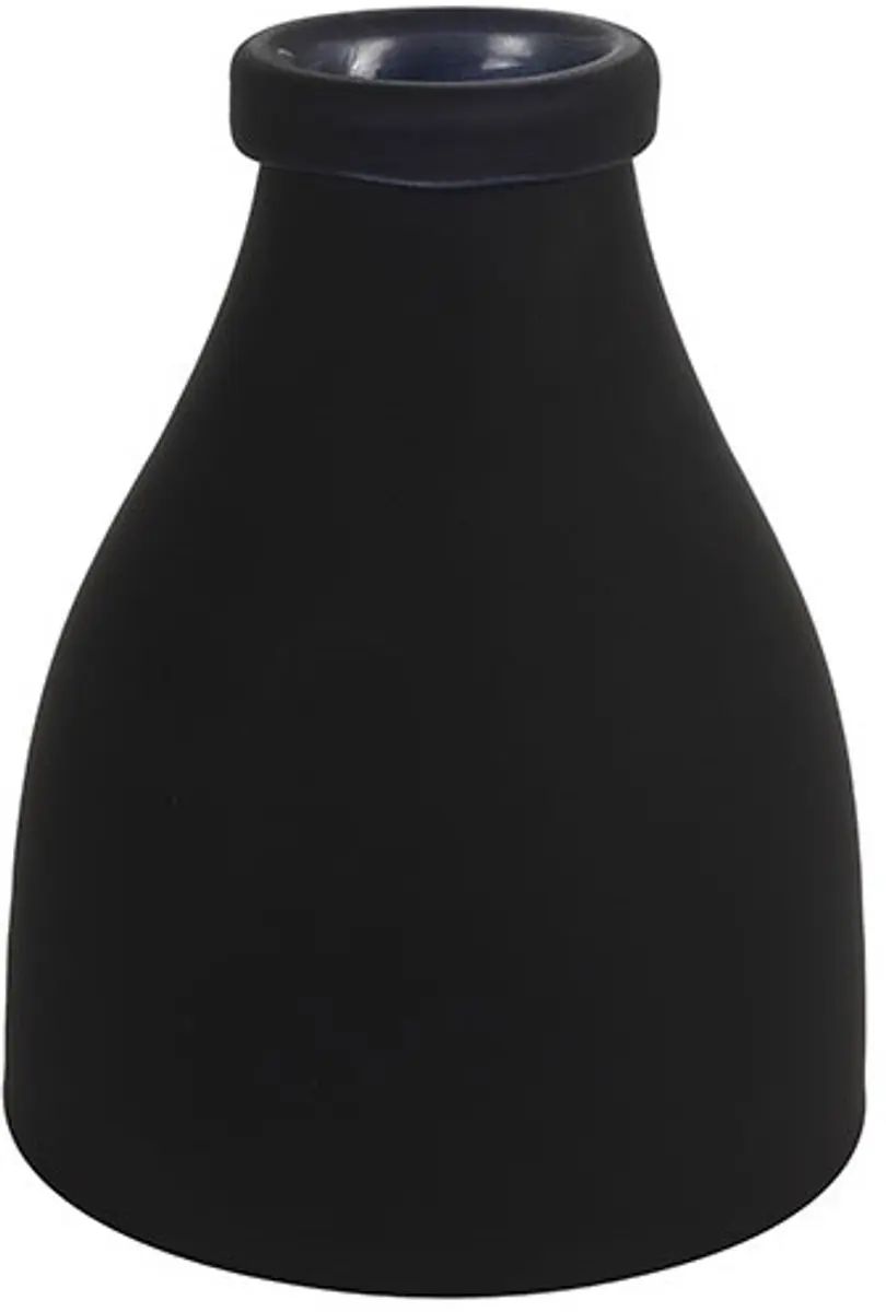 Countryfield Vaas Missy glas L16B16H20CM zwart