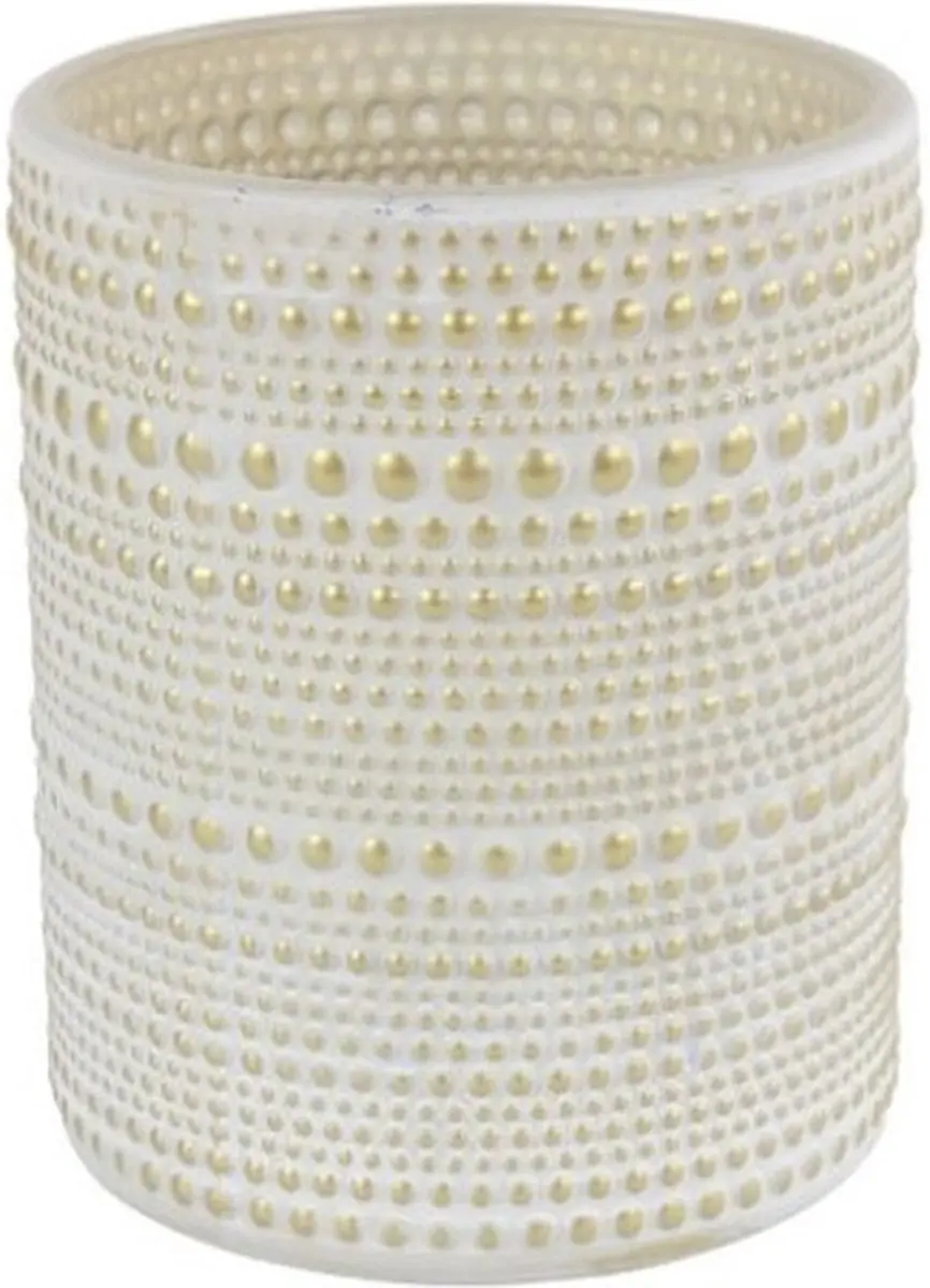 Countryfield Theelichthouder Nelle M Crème/Goud - 24 Stuks - afbeelding 5 van 5