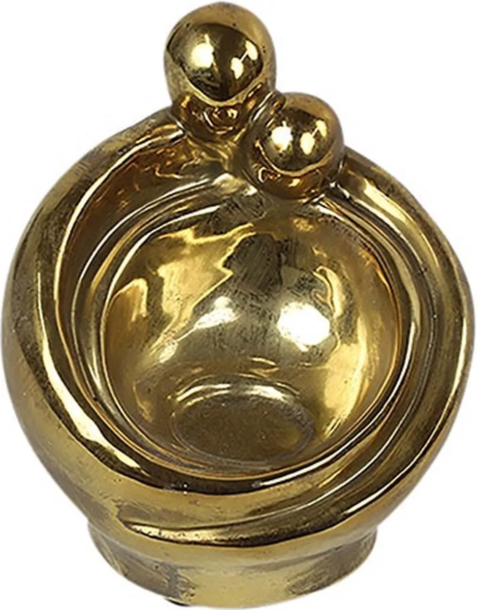 Theelichth Mother&Child M goud