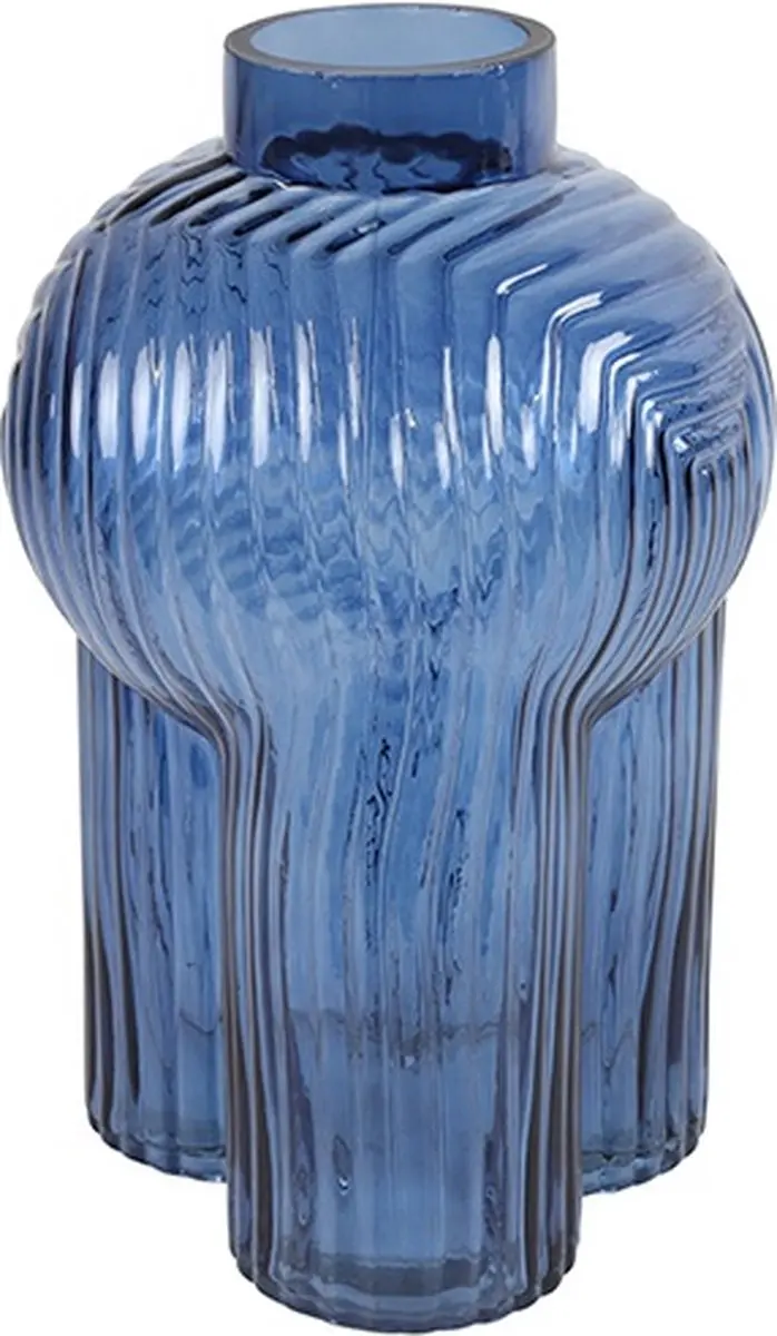 Vaas ro Ledger L d.blauw