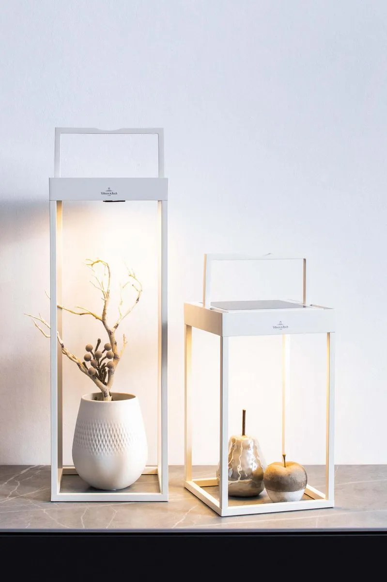 Villeroy & Boch Cannes LED Lantaarn - Wit - 1 Stuk