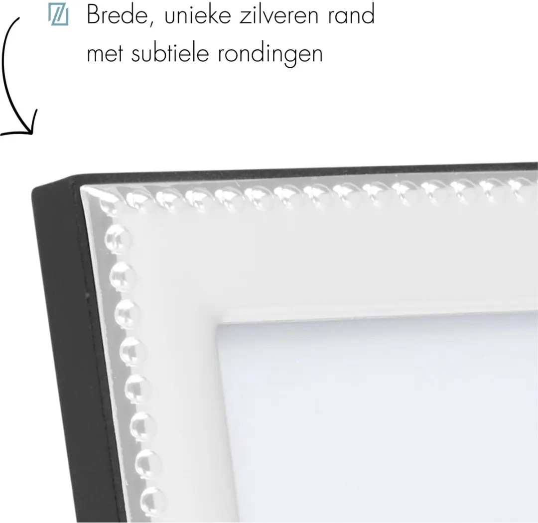 Zilverstad Premium Venice Fotolijst 13x18cm - Zilver - afbeelding 2 van 5