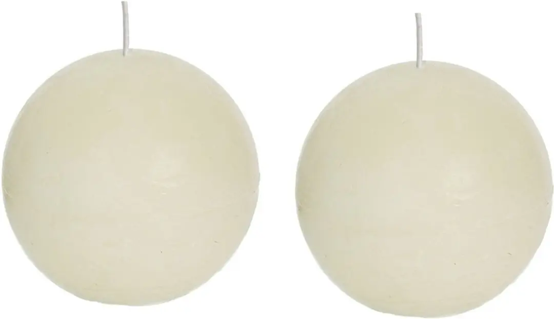 Spaas rustieke bolkaars