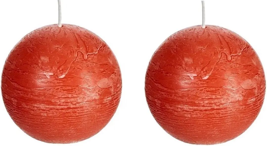 Spaas rustieke bolkaars