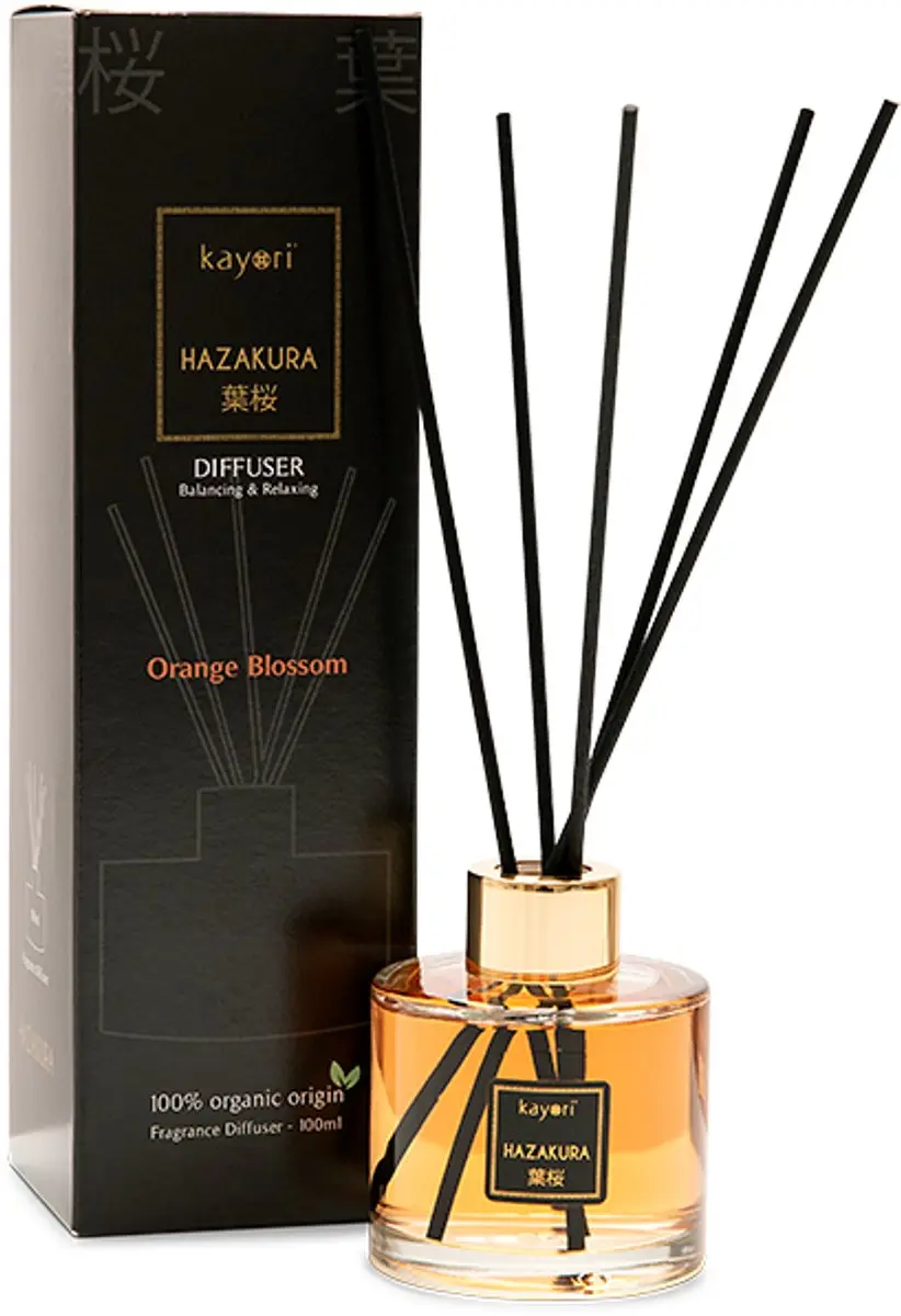 Kayori Hazakura Geurstokjes 100ml - Zwart - afbeelding 6 van 6
