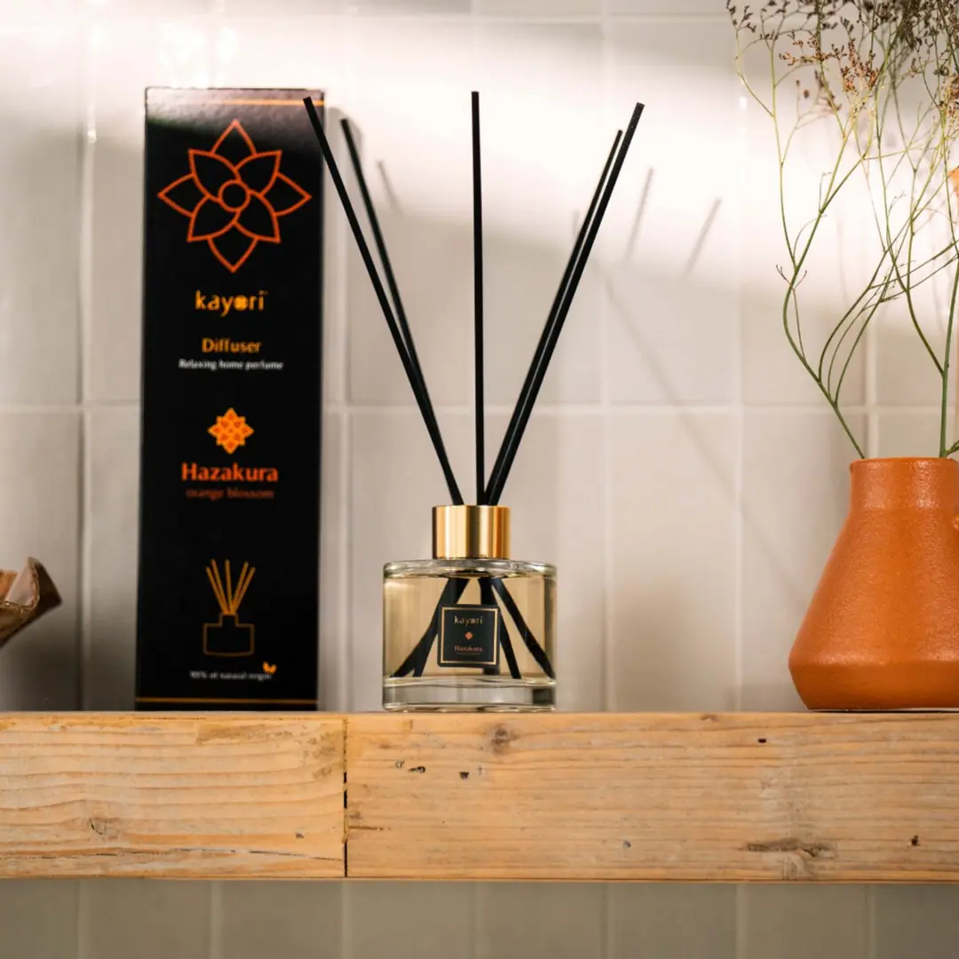 Kayori Hazakura Geurstokjes 100ml - Zwart - afbeelding 3 van 6