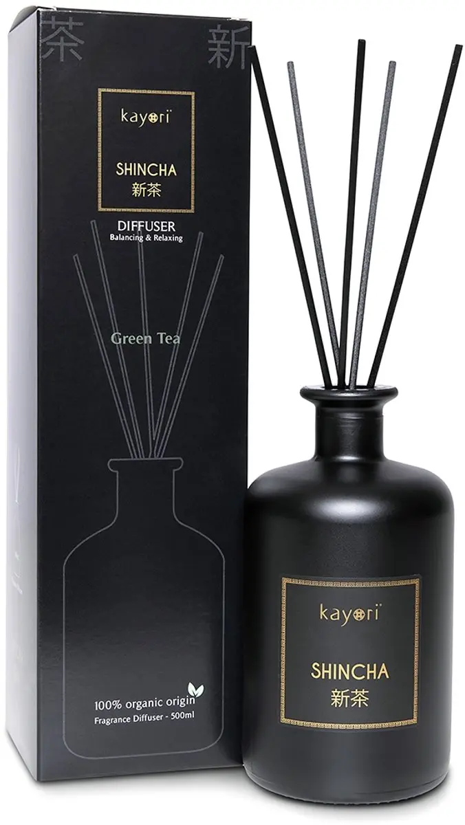 Kayori Shincha Geurstokjes 500ml - Zwart