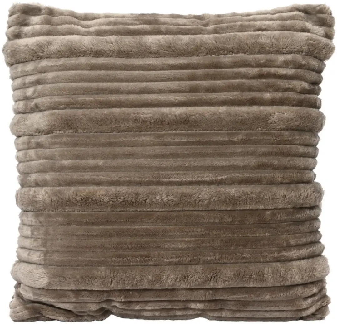 Sierkussen polyester grijs 45x45cm