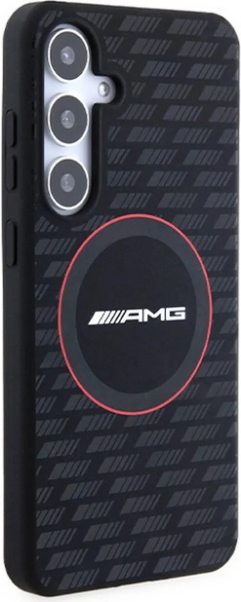 Mercedes-Benz AMG Carbon Pattern Back Case - Samsung Galaxy S24 Plus - Zwart