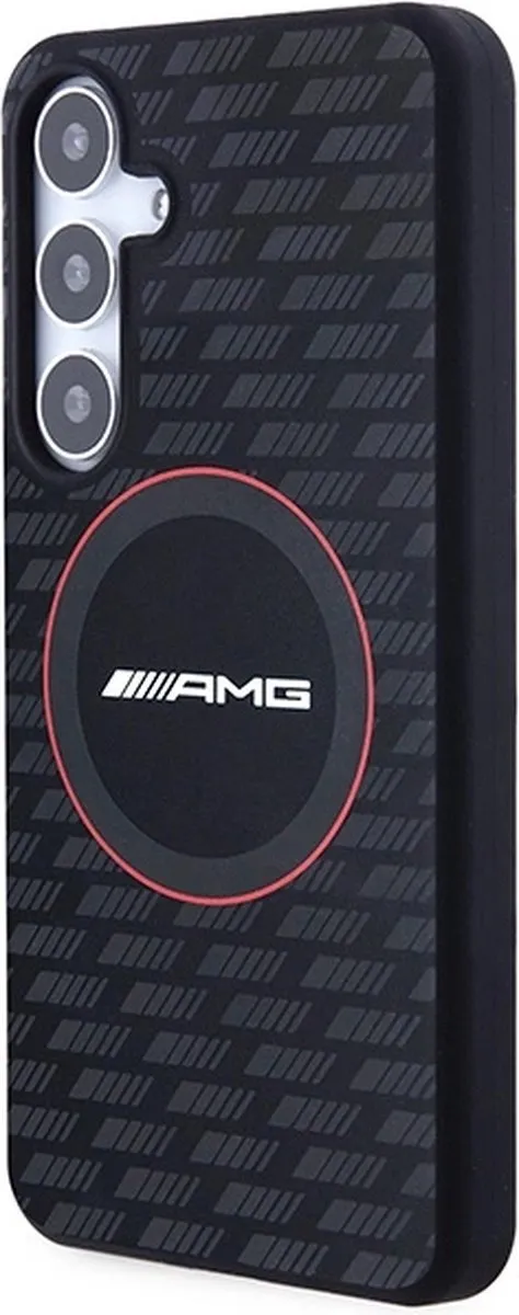 Mercedes-Benz AMG Carbon Pattern Back Case - Samsung Galaxy S24 Plus - Zwart