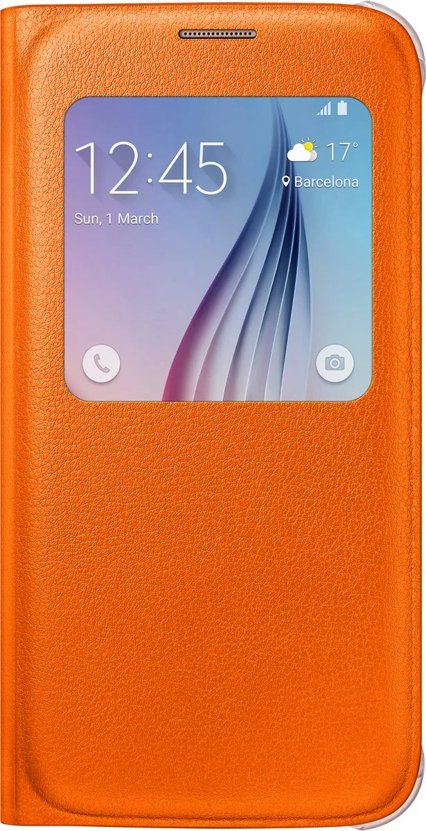 Samsung S View Cover PU Leder EF-CG920POEGWW