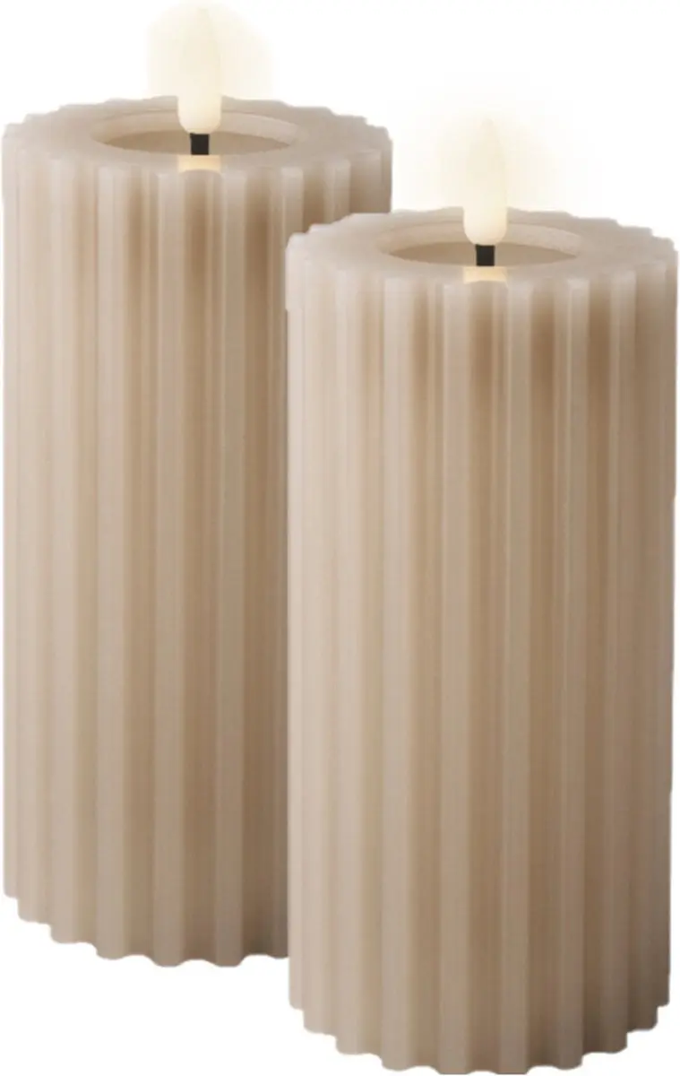 Lumineo Luxe LED kaars/stompkaars