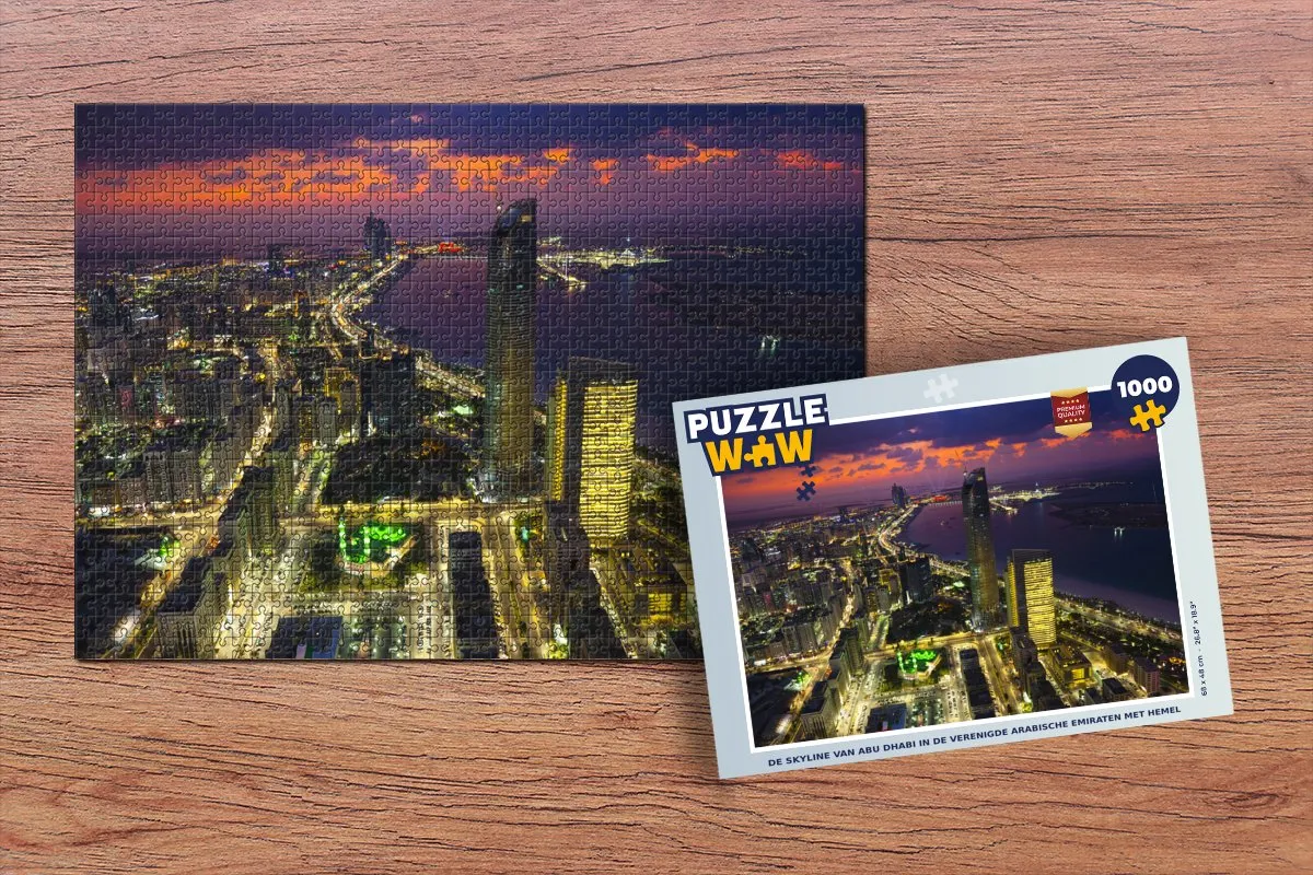 PuzzleWow Arabisch Emiraat Puzzel 1000 Stuks