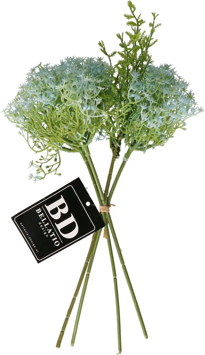 Bellatio Design Kunstbloemen boeket Gipskruid