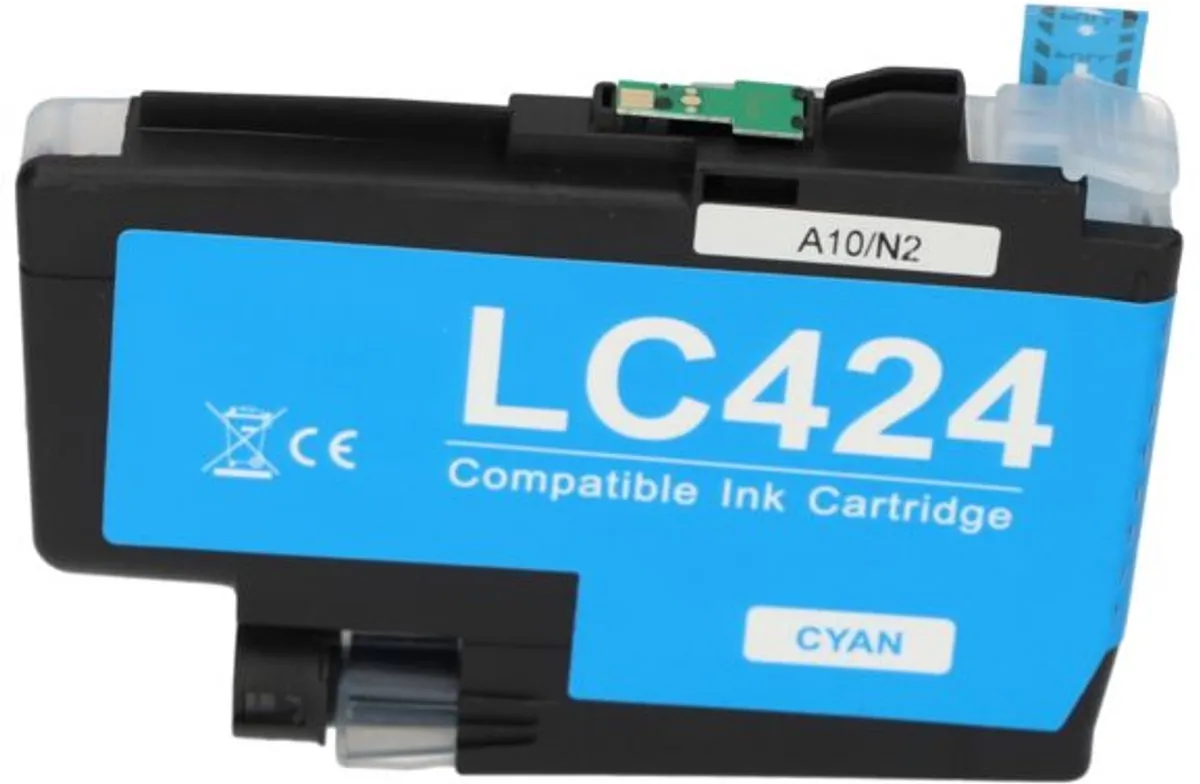 PrintAbout LC-424C Inktcartridge Cyaan - 16ml - o.a. Brother