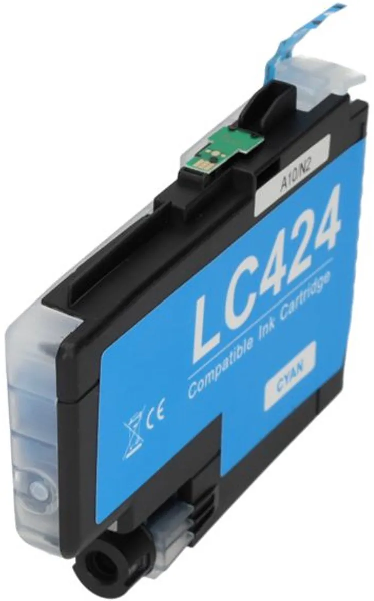 PrintAbout LC-424C Inktcartridge Cyaan - 16ml - o.a. Brother