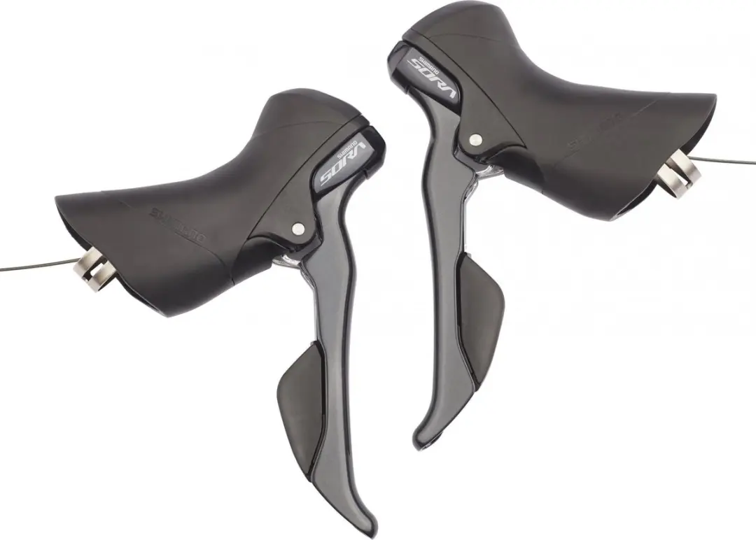 Verstellerset met remhendels 2 x 9 speed Shimano Sora ST-R3000