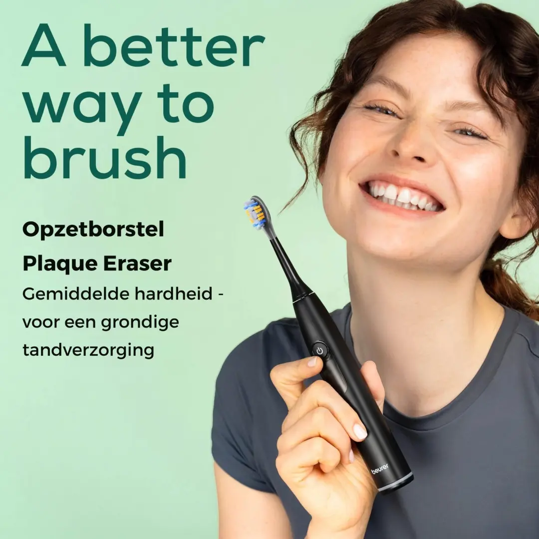 Beurer Premium Plaque Eraser Opzetborstels 4 Stuks - Medium - afbeelding 5 van 6